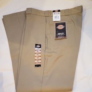Dickies NEW Men's Tan Original Fit Wrinkle Resista